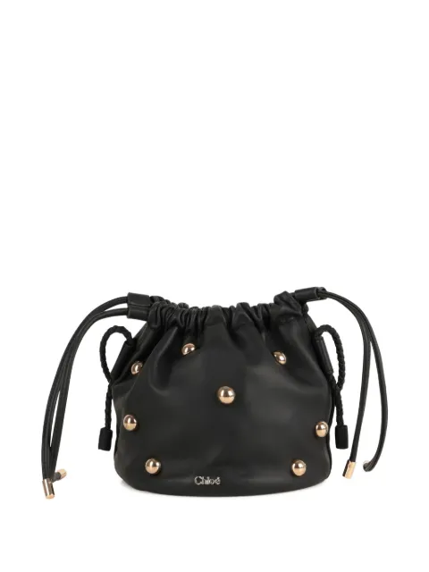 Chloé Kids leather drawstring bag