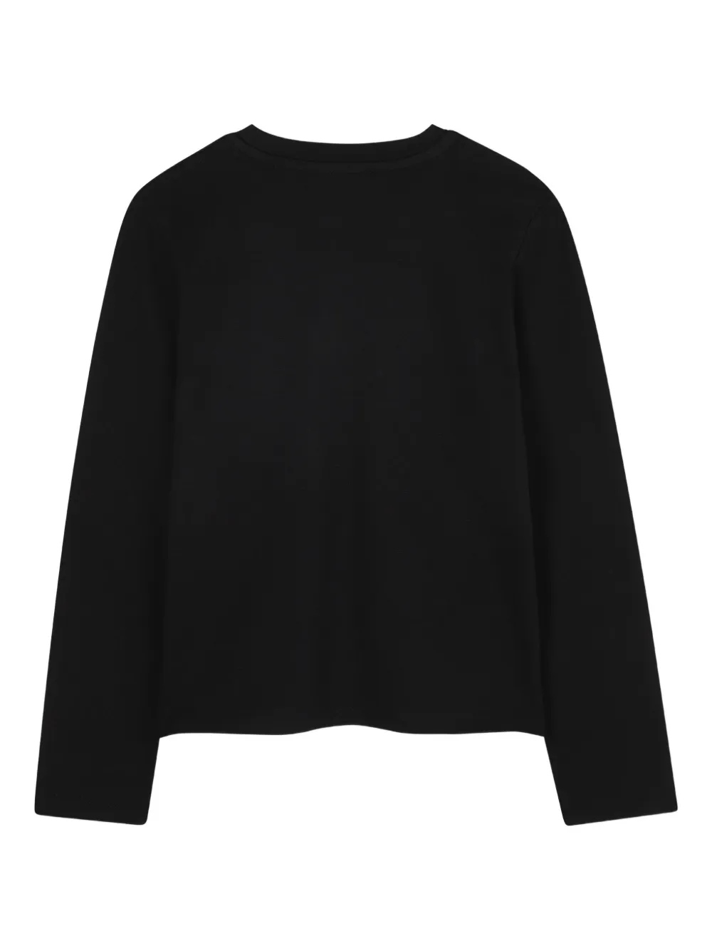 Dkny Kids T-shirt met logo van studs en lange mouwen Zwart