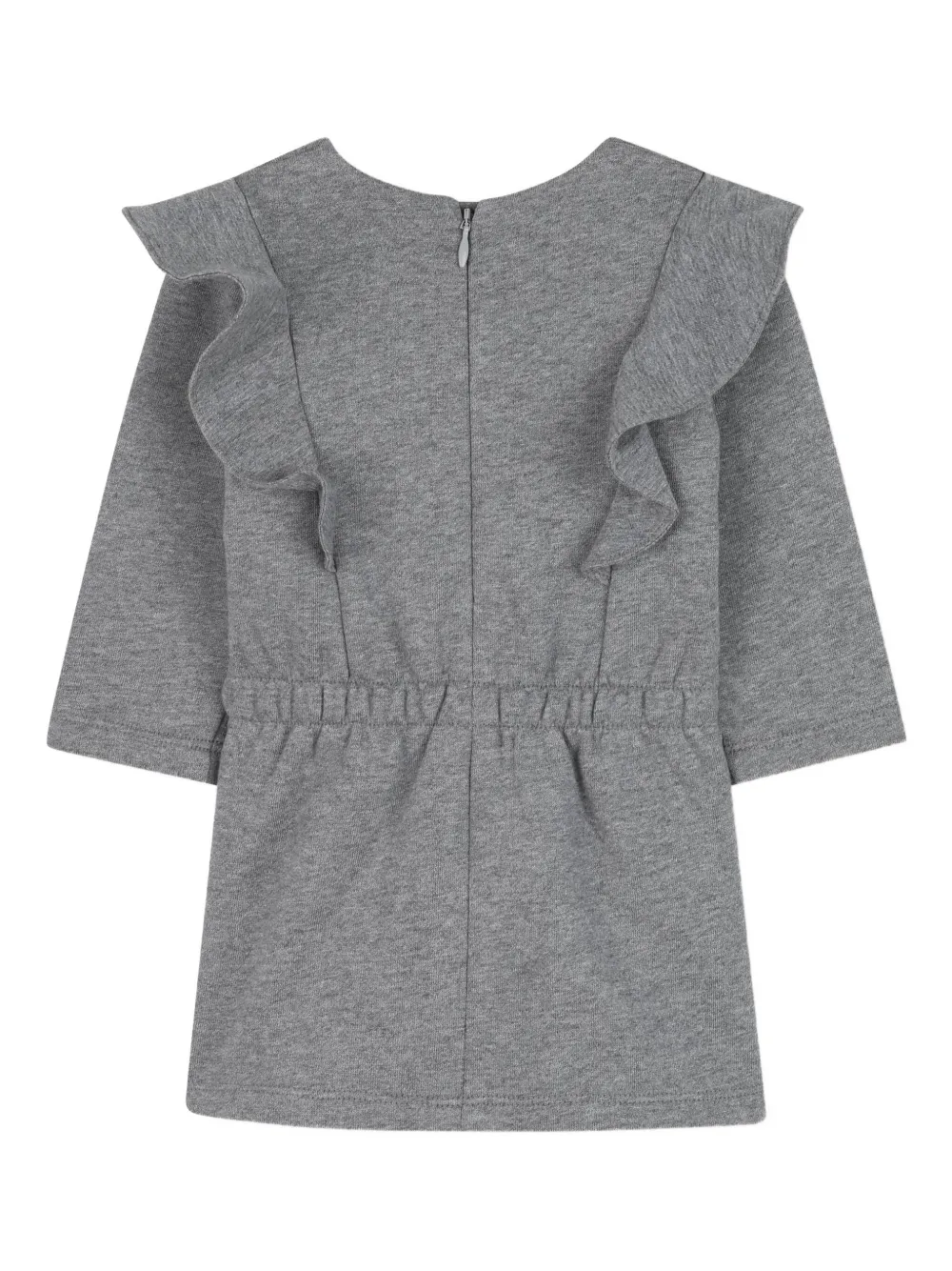 Chloé Kids Jurk met logoprint Grijs