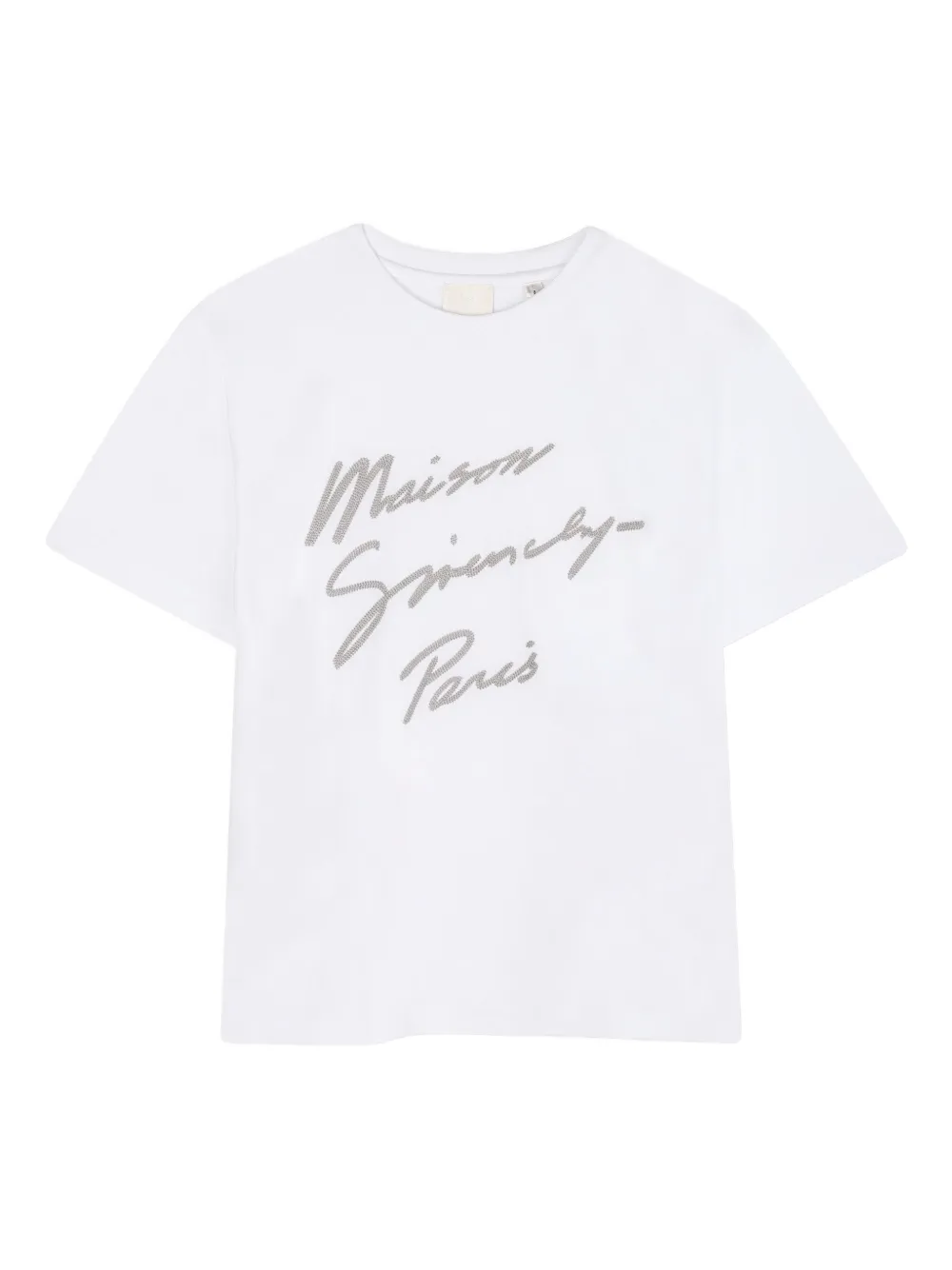 Givenchy Kids T-shirt met tekst Wit