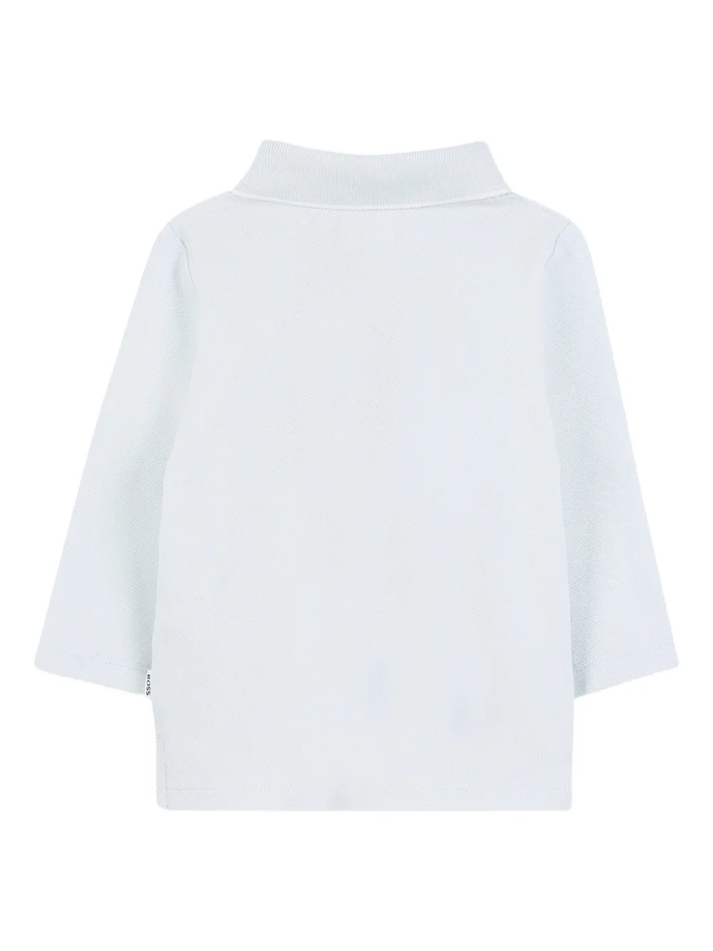 BOSS Kidswear Poloshirt met lange mouwen Blauw