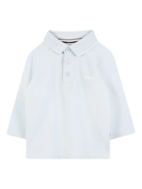 BOSS Kidswear قميص بولو بأكمام طويلة