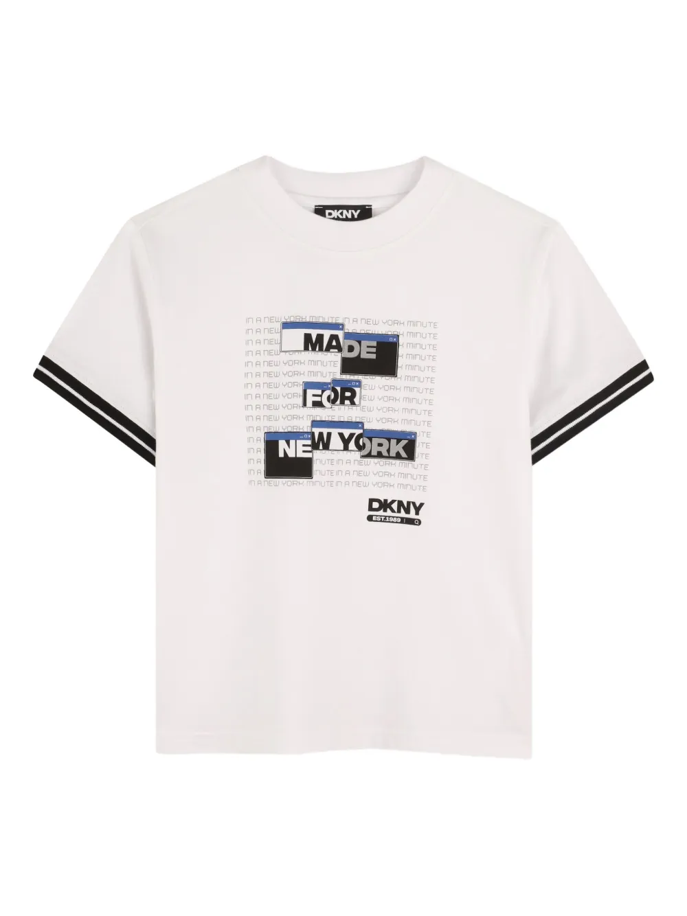 Dkny Kids T-shirt met grafische print Wit
