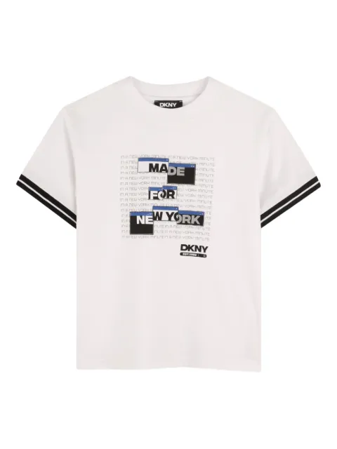 Dkny Kids футболка с графичным принтом