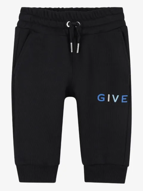 Givenchy Kids logo-print drawstring trousers