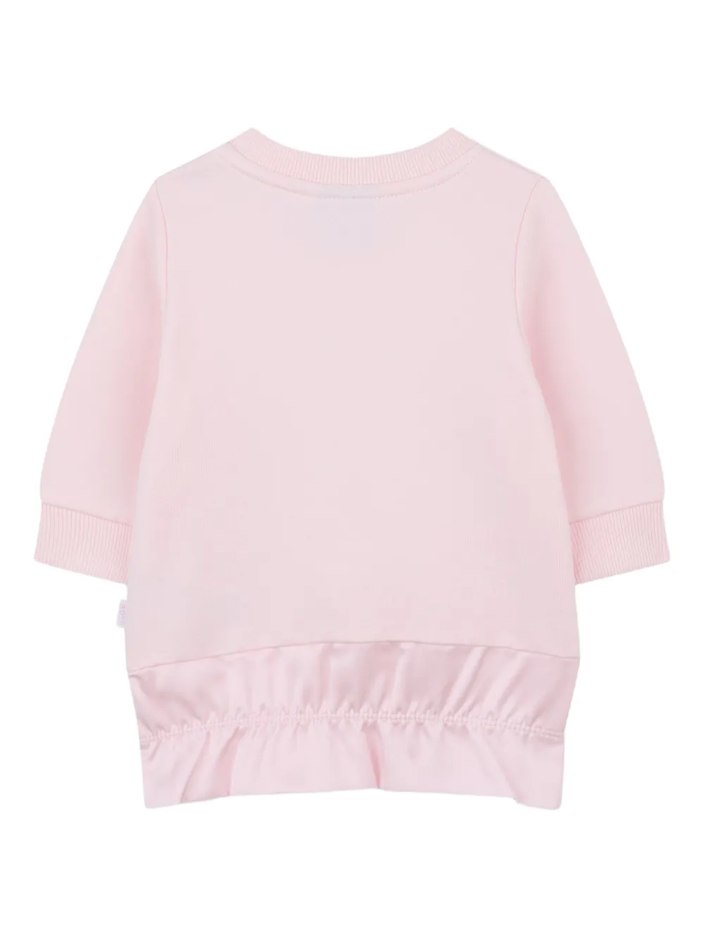 BOSS Kidswear Jurk met geborduurd logo Roze