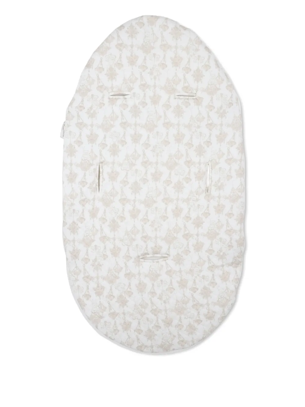 Givenchy Kids Wikkeldeken met bloe print Wit