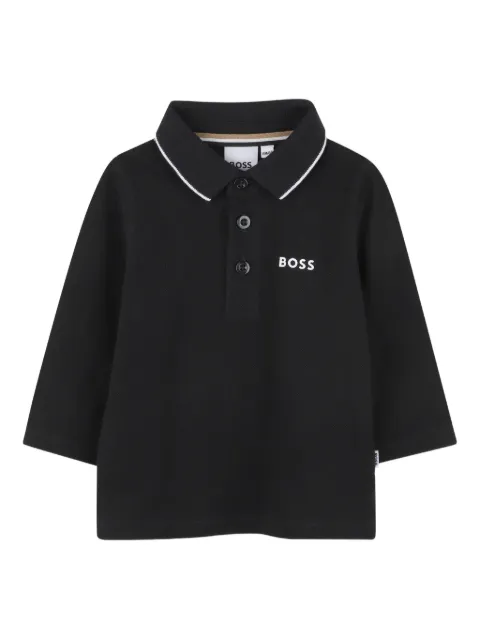 BOSS Kidswear Camisa polo mangas longas