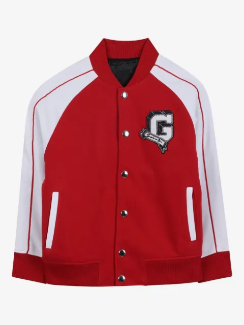 Givenchy Kids chamarra bomber con mangas raglán