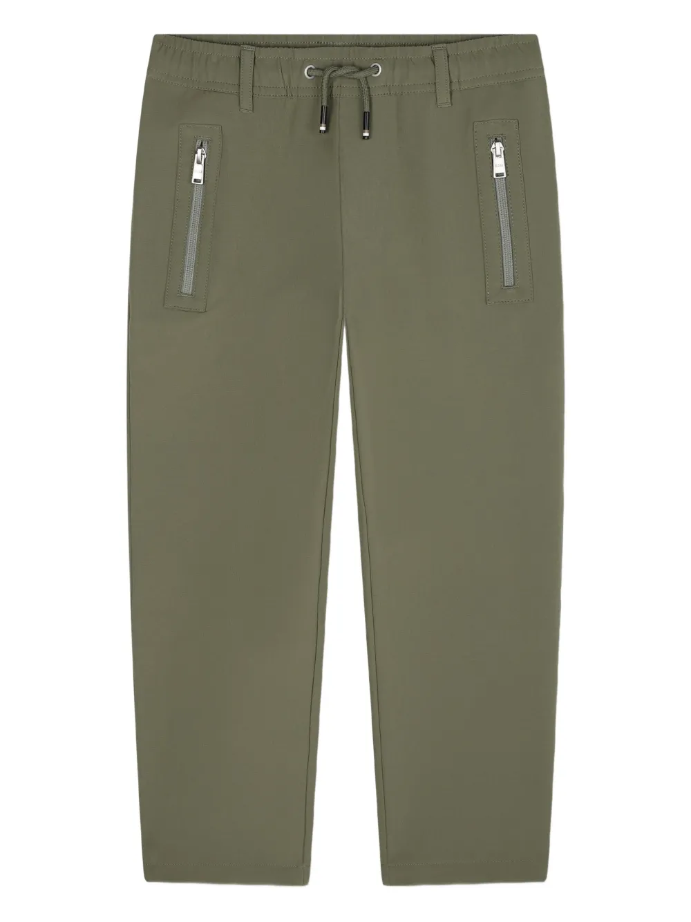 BOSS Kidswear Broek met trekkoord Groen