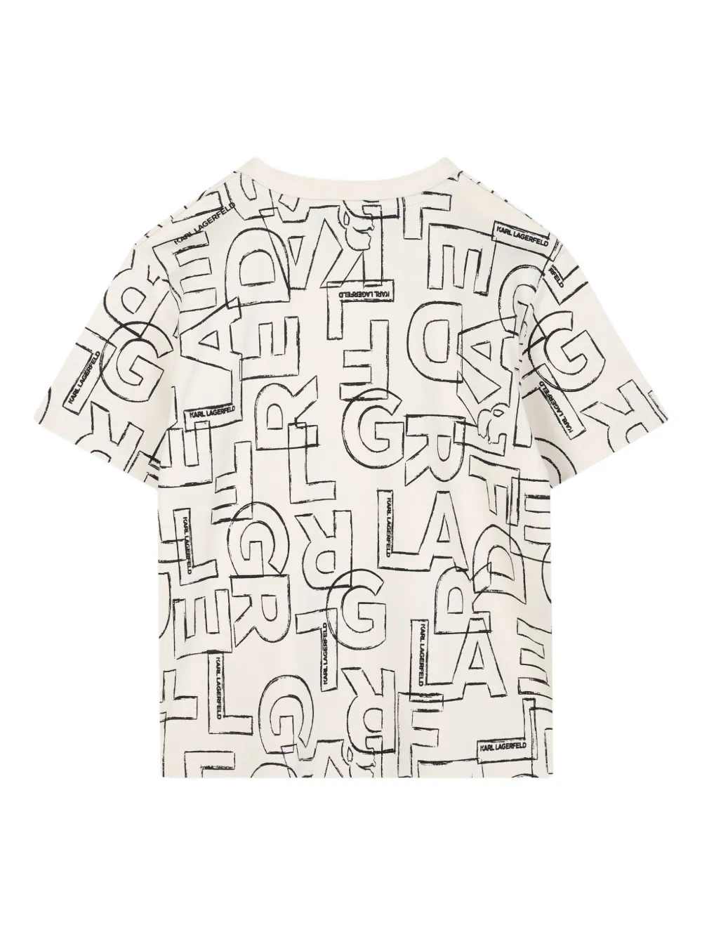 Karl Lagerfeld Graphic-print T-shirt In White