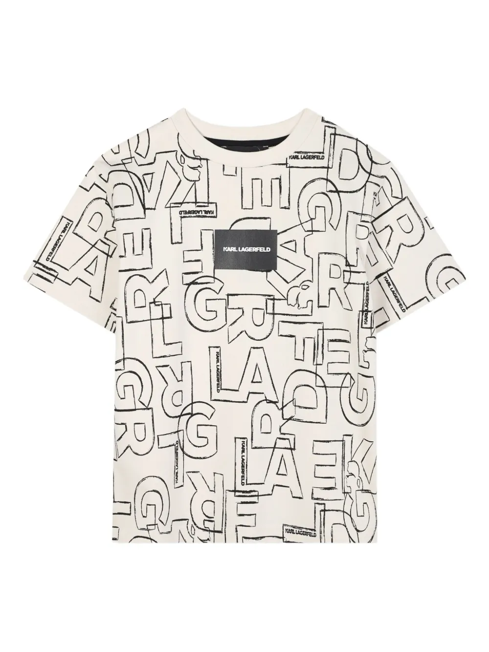 Karl Lagerfeld Graphic-print T-shirt In White