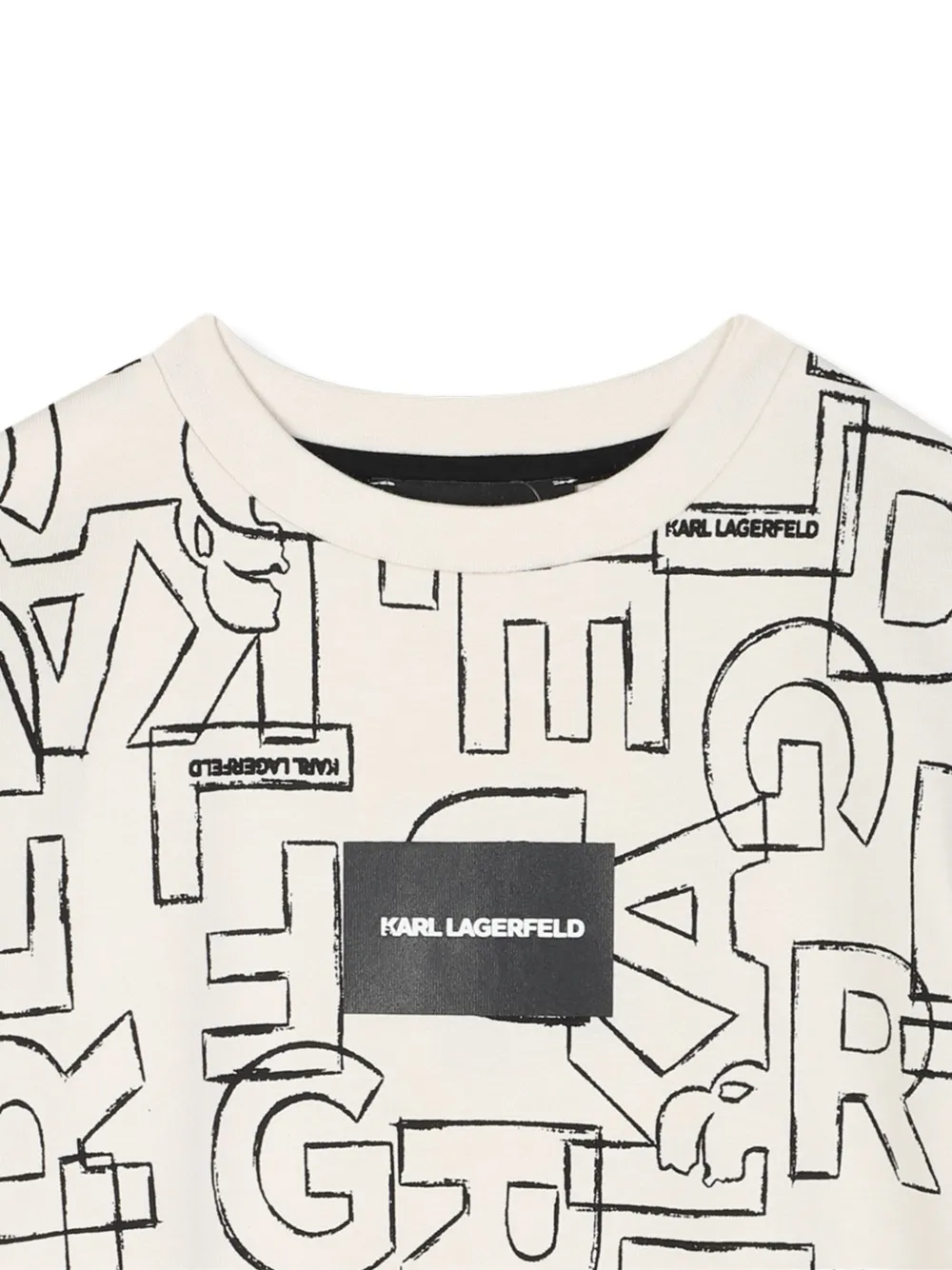 Karl Lagerfeld Graphic-print T-shirt In White