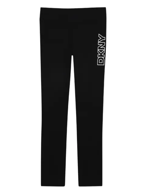 Dkny Kids ليغينغ بطبعة شعار الماركة