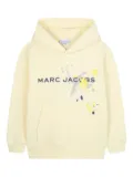 Marc Jacobs Kids paint-splatter hoodie - Yellow