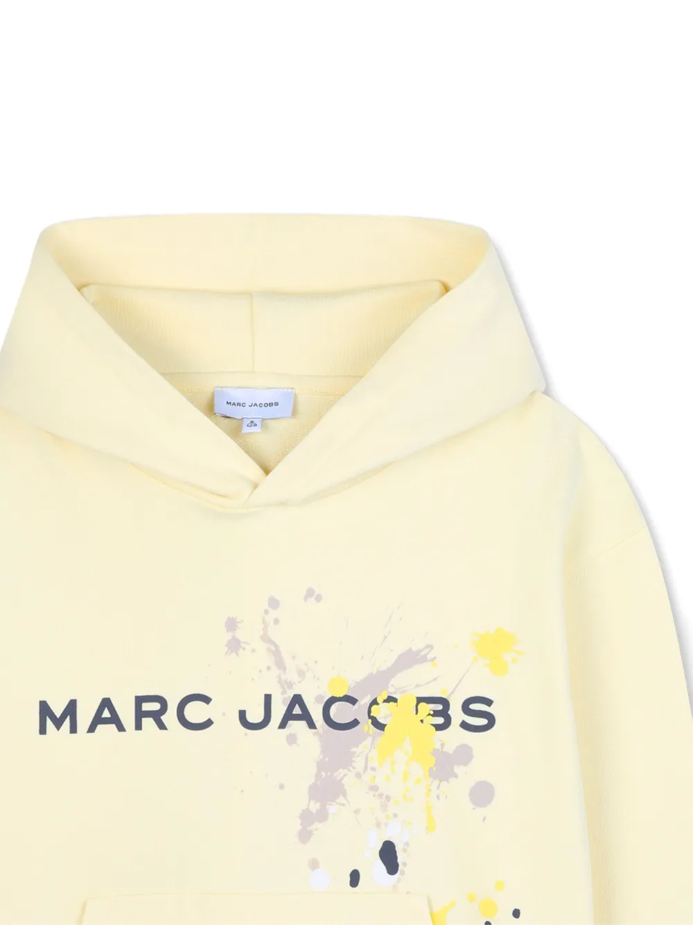 Marc Jacobs Kids Hoodie met verfspatten Geel