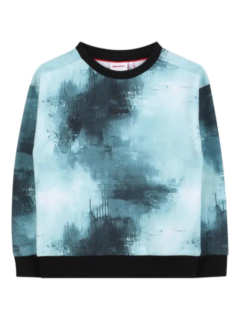 HUGO KIDS abstract-print sweatshirt