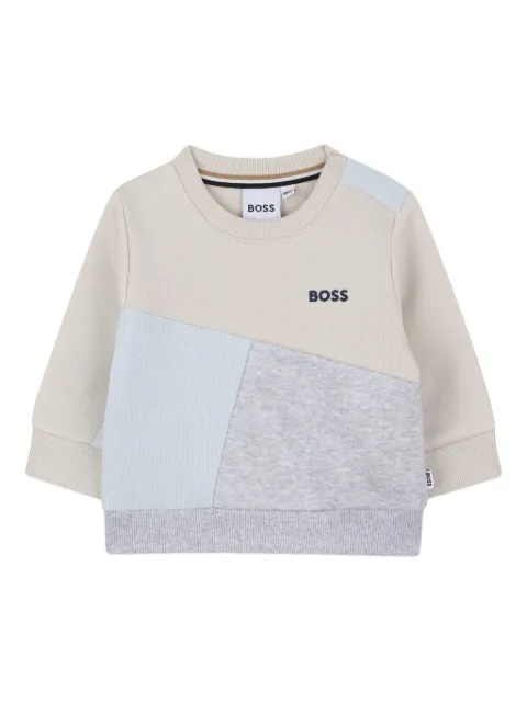 BOSS Kidswear colourblock sweatshirt