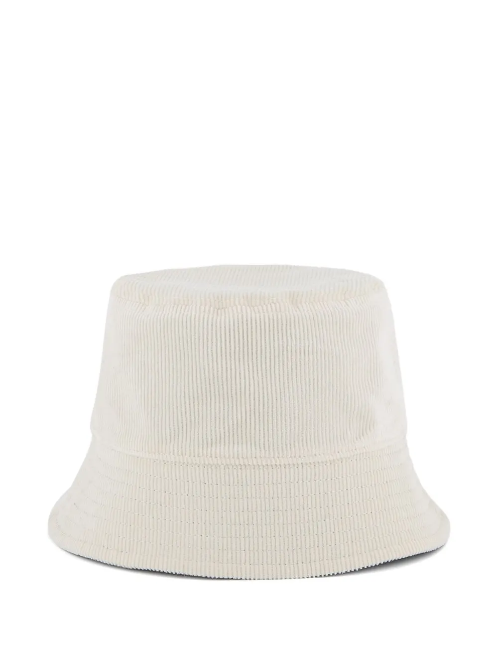 BOSS Kidswear Geribbelde vissershoed Wit