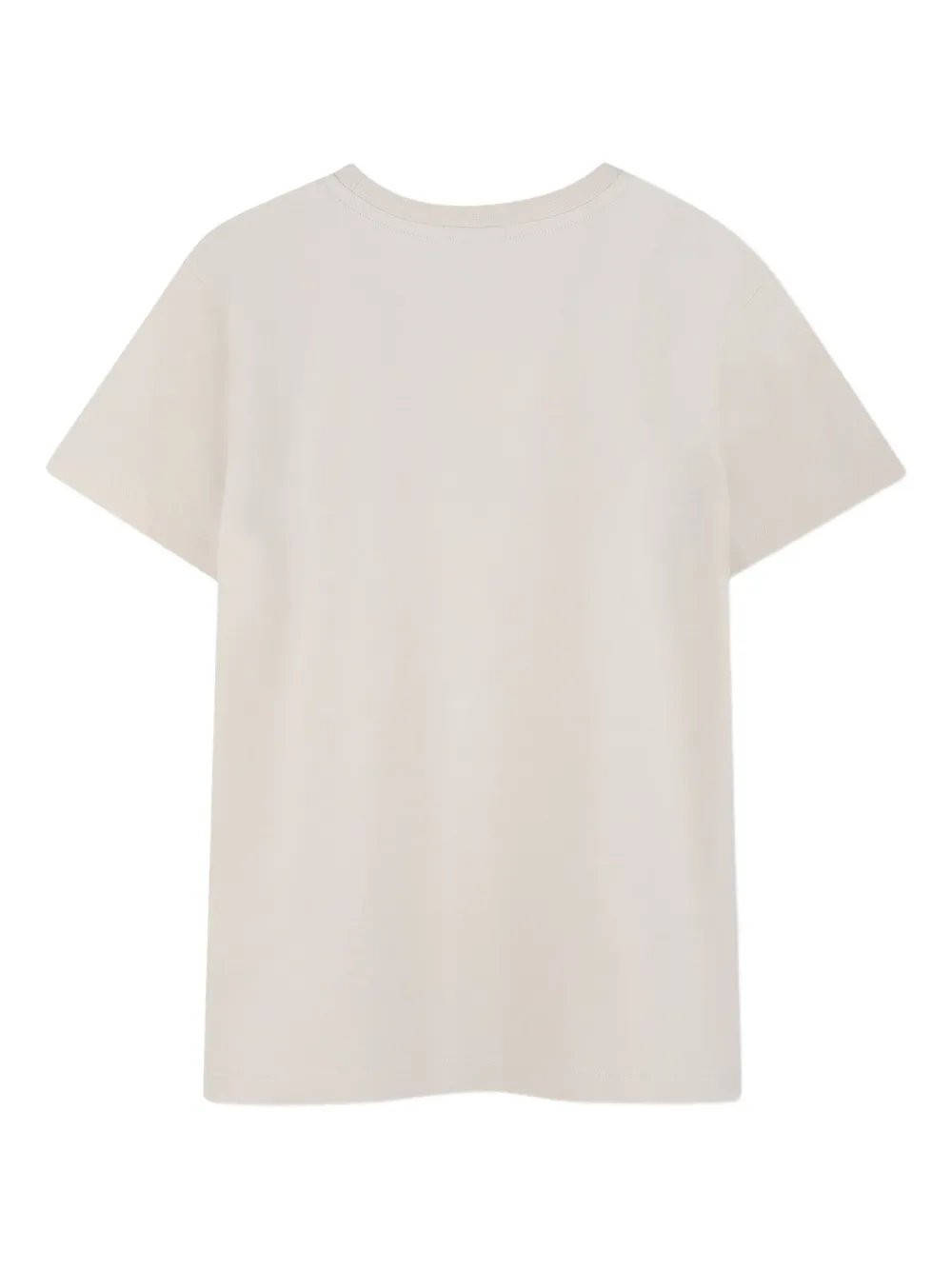 BOSS Kidswear T-shirt met logoprint Beige