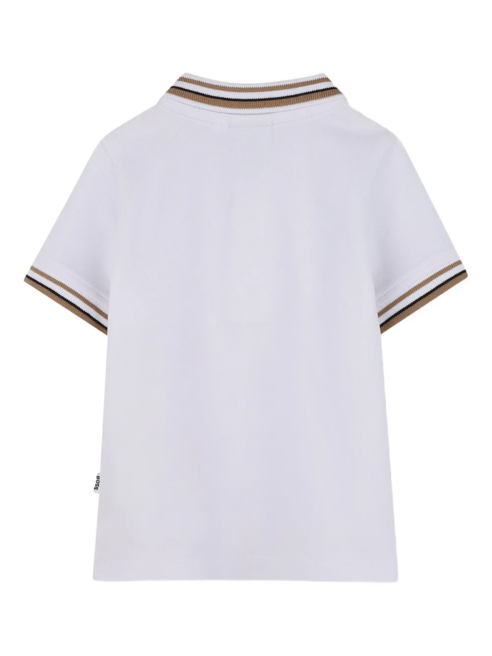 BOSS Kidswear Poloshirt met korte mouwen - Wit