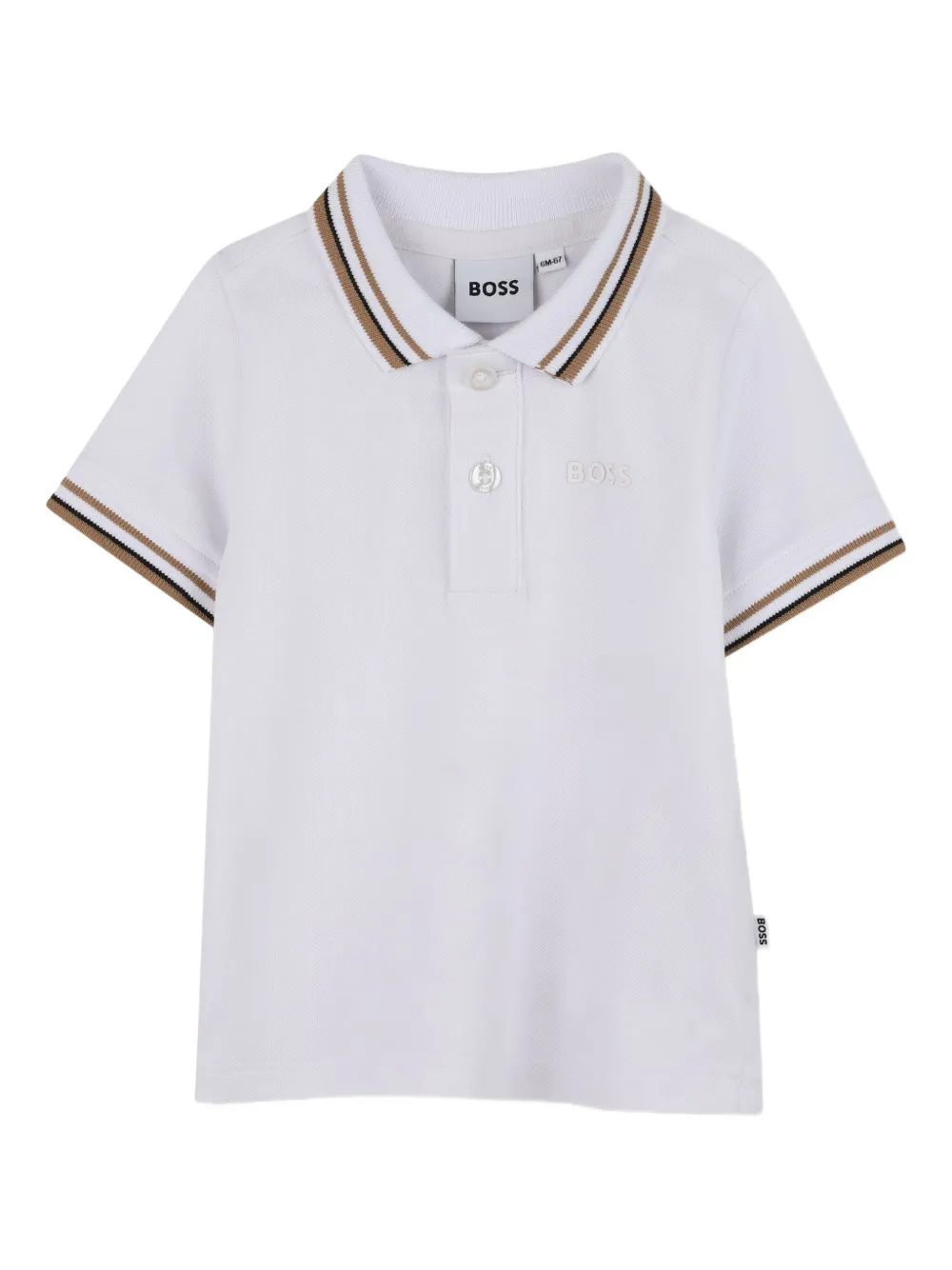 BOSS Kidswear short-sleeve polo shirt | White | Image 1