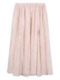 Chloé Kids sequin-embellished tulle skirt - Pink