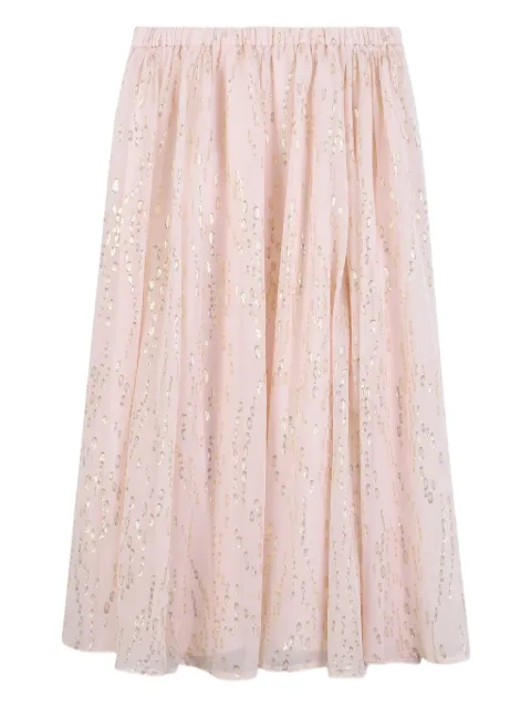 Chloé Kids sequin-embellished tulle skirt