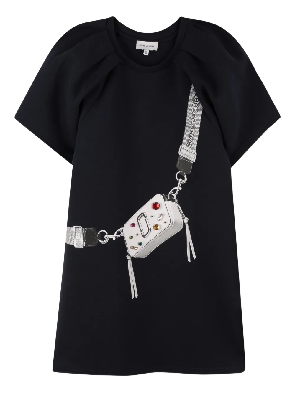 Marc Jacobs Kids Snapshot mini-jurk met print Blauw