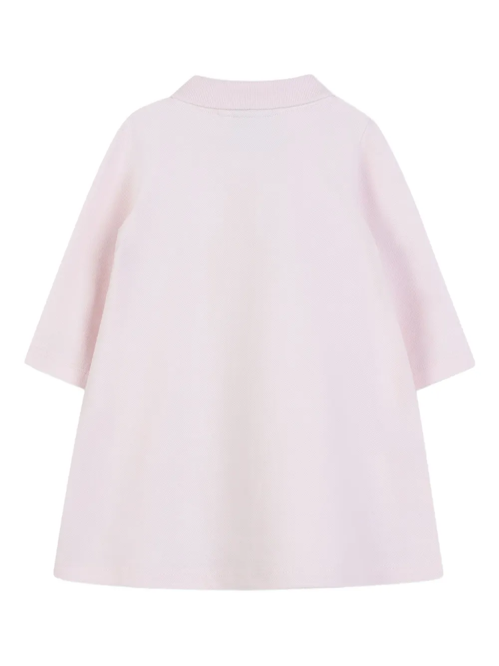BOSS Kidswear Jurk met colourblocking en polokraag Roze