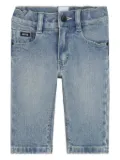 BOSS Kidswear logo-patch jeans - Blue