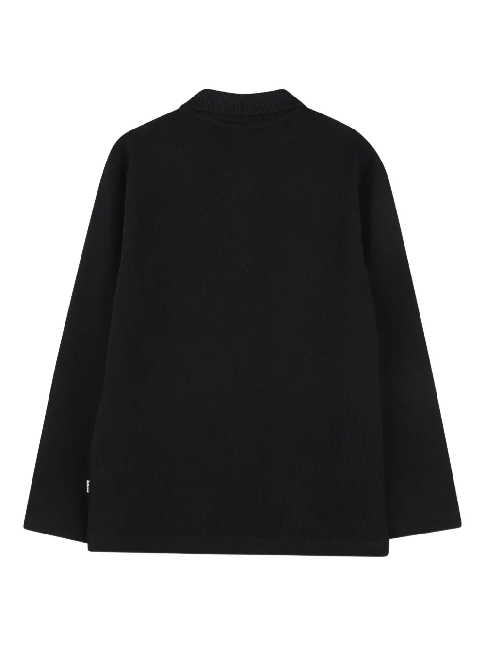 BOSS Kidswear Poloshirt met lange mouwen Zwart