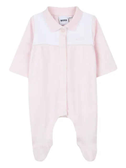 BOSS Kidswear Playsuit mit Polokragen