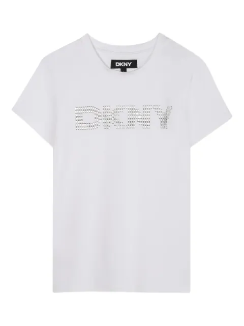 Dkny Kids logo-studded T-shirt