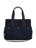 Chloé Kids logo-embroidered changing bag - Blue