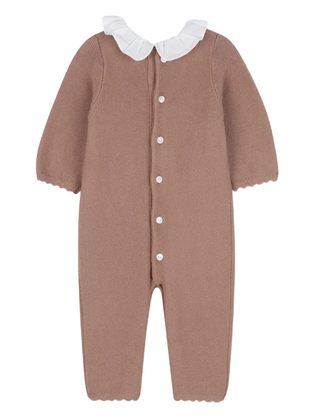 Chloé Kids Babypakje set met geborduurd logo Bruin