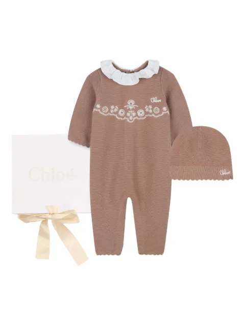 Chloé Kids embroidered babygrow set