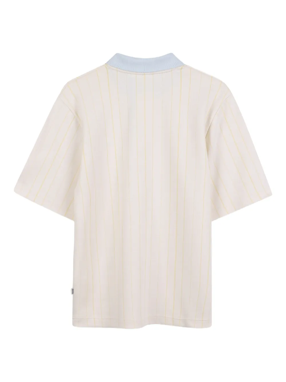 BOSS Kidswear Gestreept poloshirt Wit
