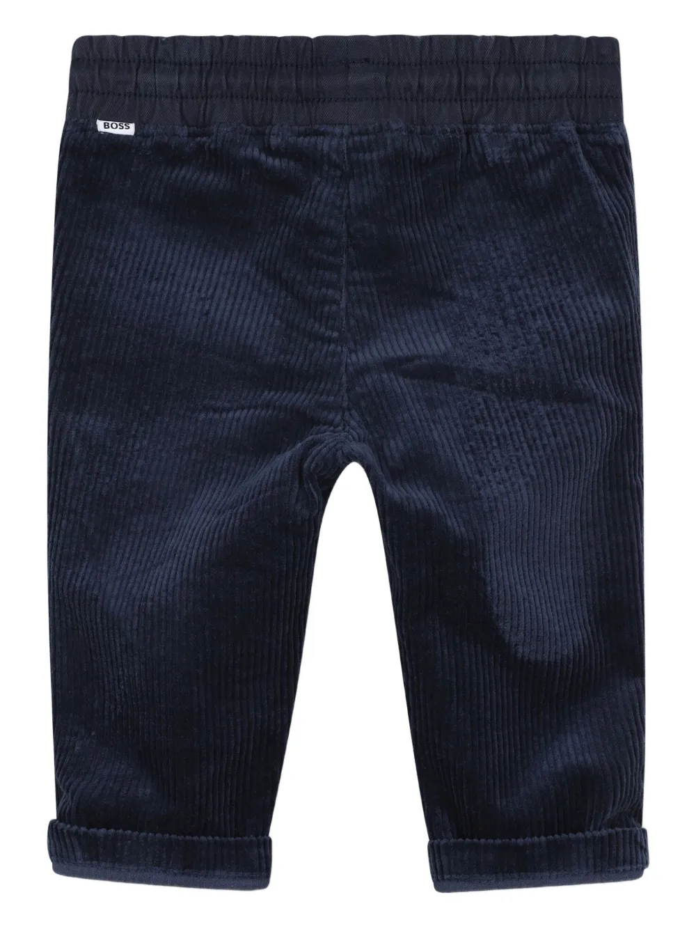 BOSS Kidswear Ribfluwelen broek Blauw