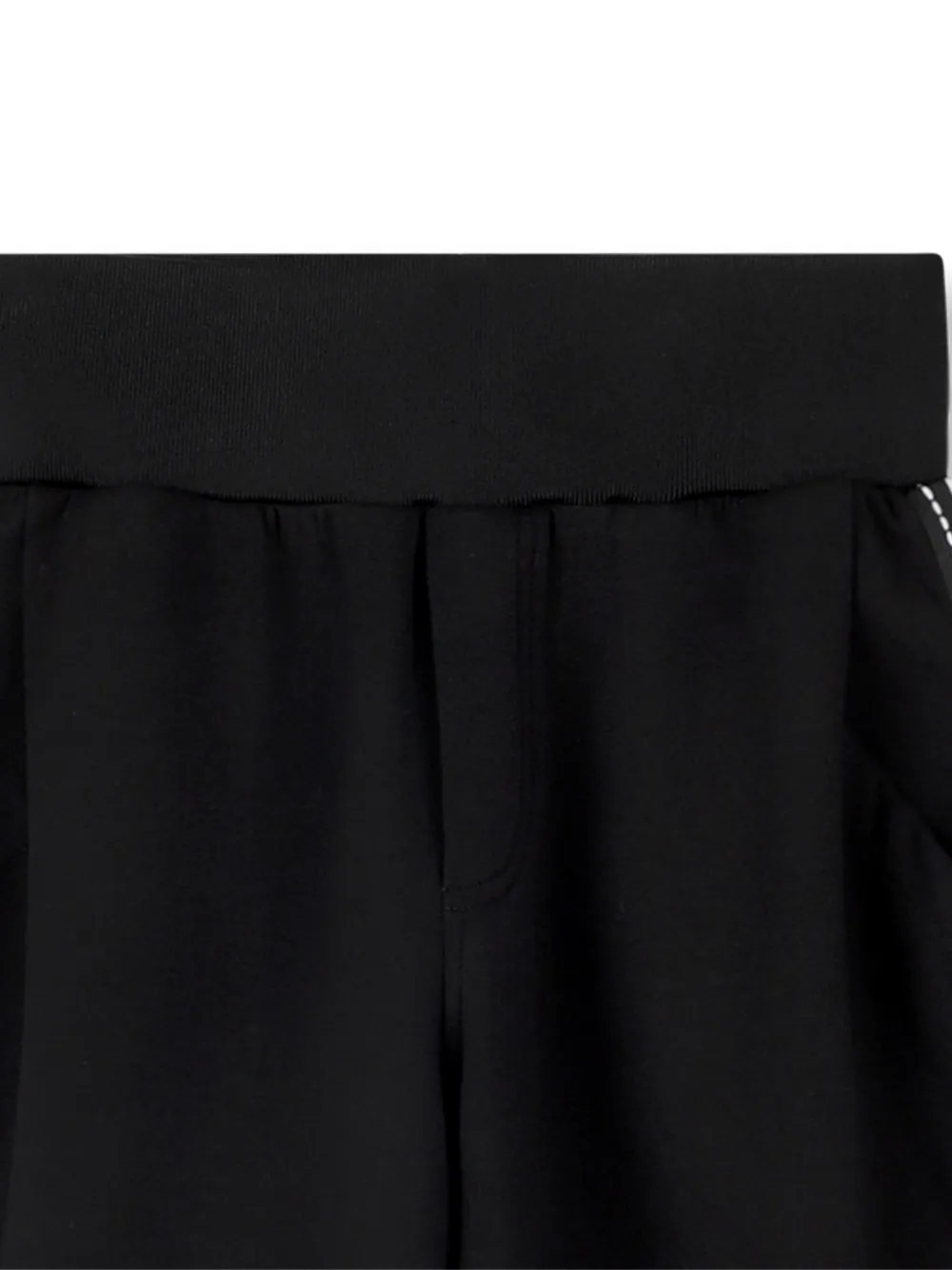 Karl Lagerfeld Kids Broek met streepdetail Zwart