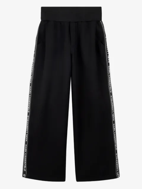 Karl Lagerfeld Kids pantalon de jogging à détails rayés