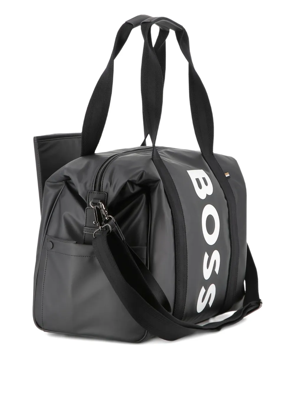 BOSS Kidswear Luiertas met logoprint Zwart