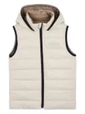 BOSS Kidswear hooded puffer vest - Neutrals