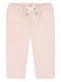Chloé Kids elasticated-waist cotton track pants - Pink