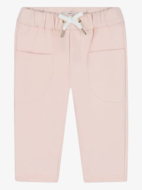 Chloé Kids elasticated-waist cotton track pants