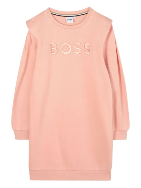 BOSS Kidswear logo-embroidered dress