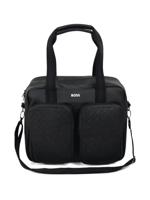 BOSS Kidswear dual-pocket changing bag