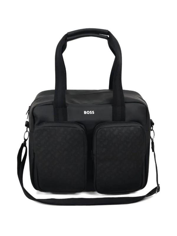 BOSS Kidswear Wickeltasche Mit Zwei Taschen Schwarz FARFETCH CH