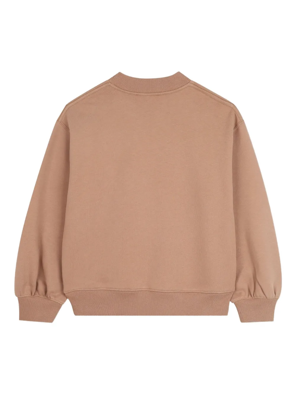 Chloé Kids Sweater met logoprint Beige
