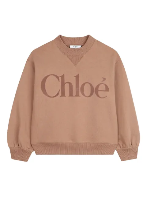 Chloé Kids logo-print sweatshirt